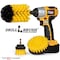 Drill Brush Power Scrubber By Useful Products 5 in W 7 in L Brush, Yellow Y-S-42J-QC-DB - alternate 5